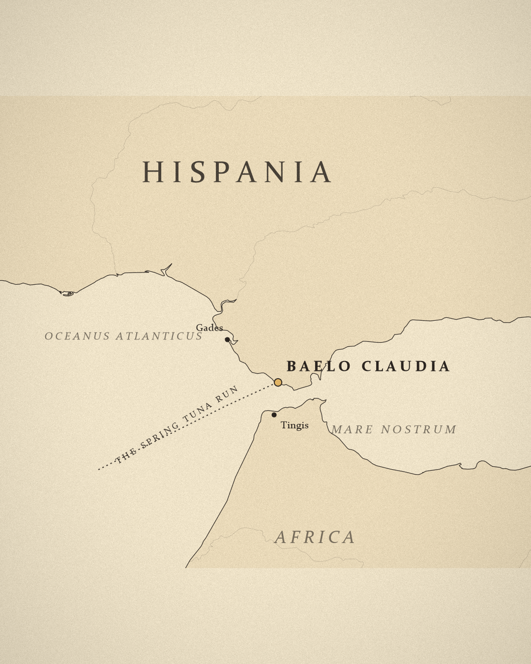 Map: Roman Hispania · c. AD 100