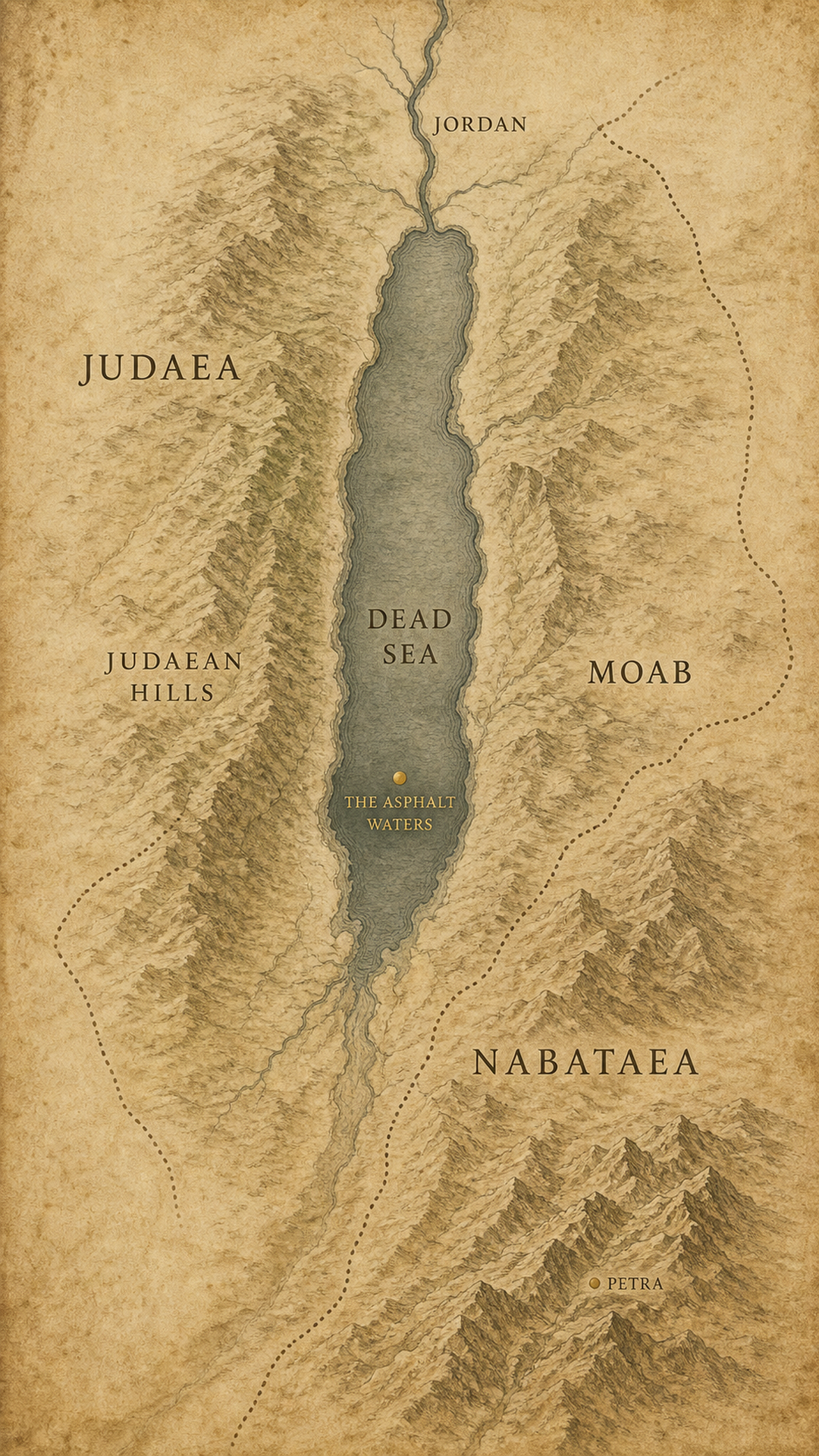 Map: Nabataea · c. 312 BC