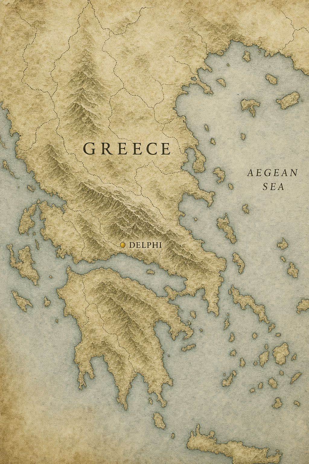 Map: Greece · c. 500 BC