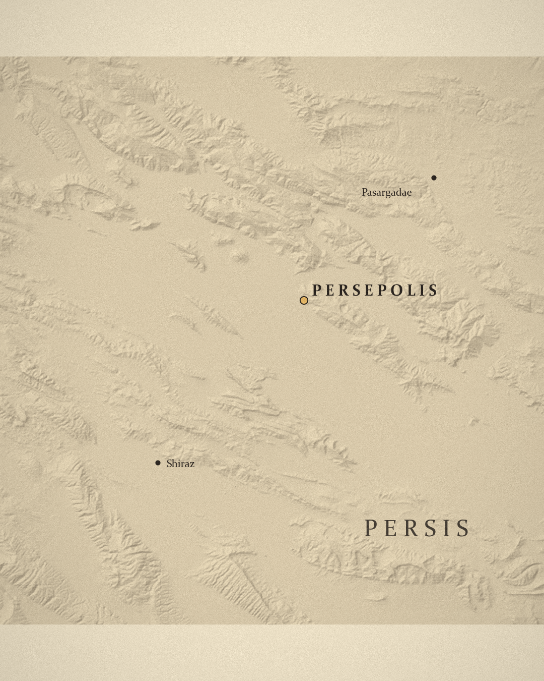Map: Persia · c. 500 BC