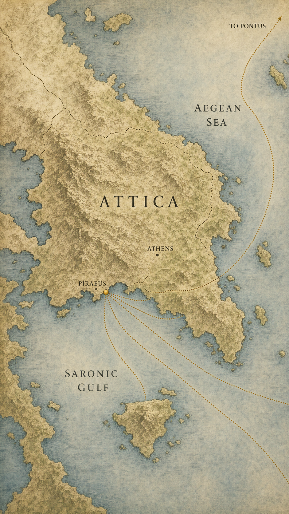 Map: Greece · c. 350 BC