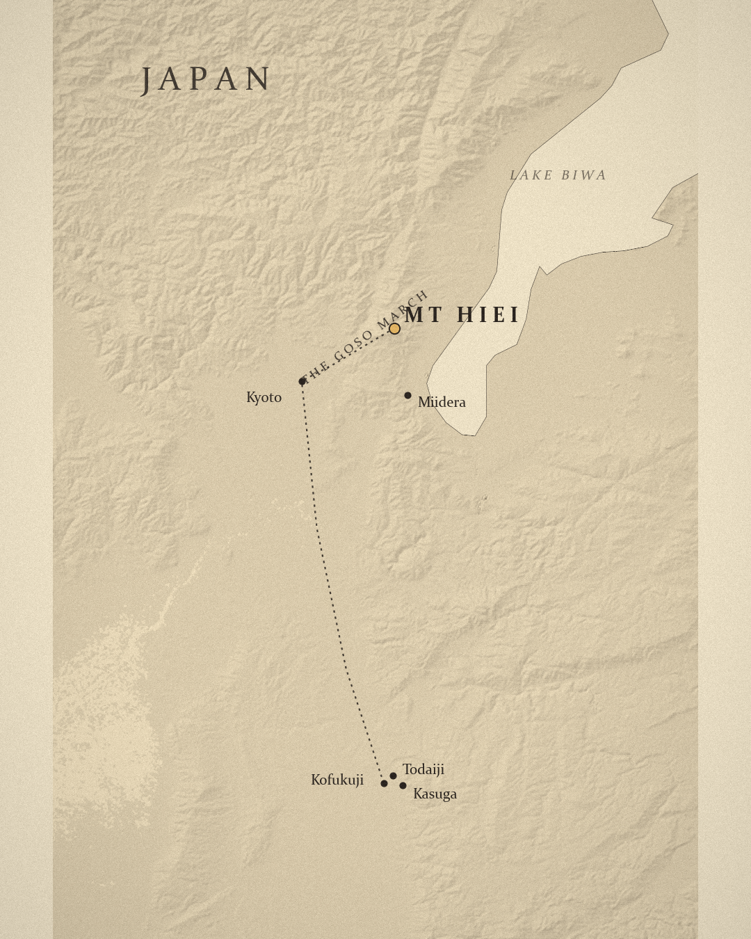 Map: Japan · c. 1169 AD